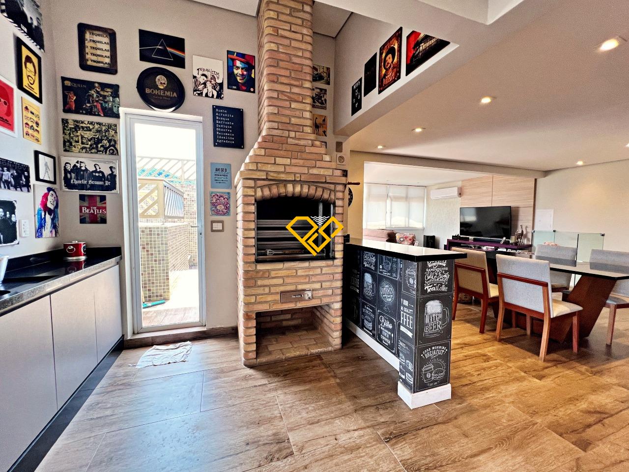 Cobertura à venda no Marapé: Área gourmet com churrasqueira