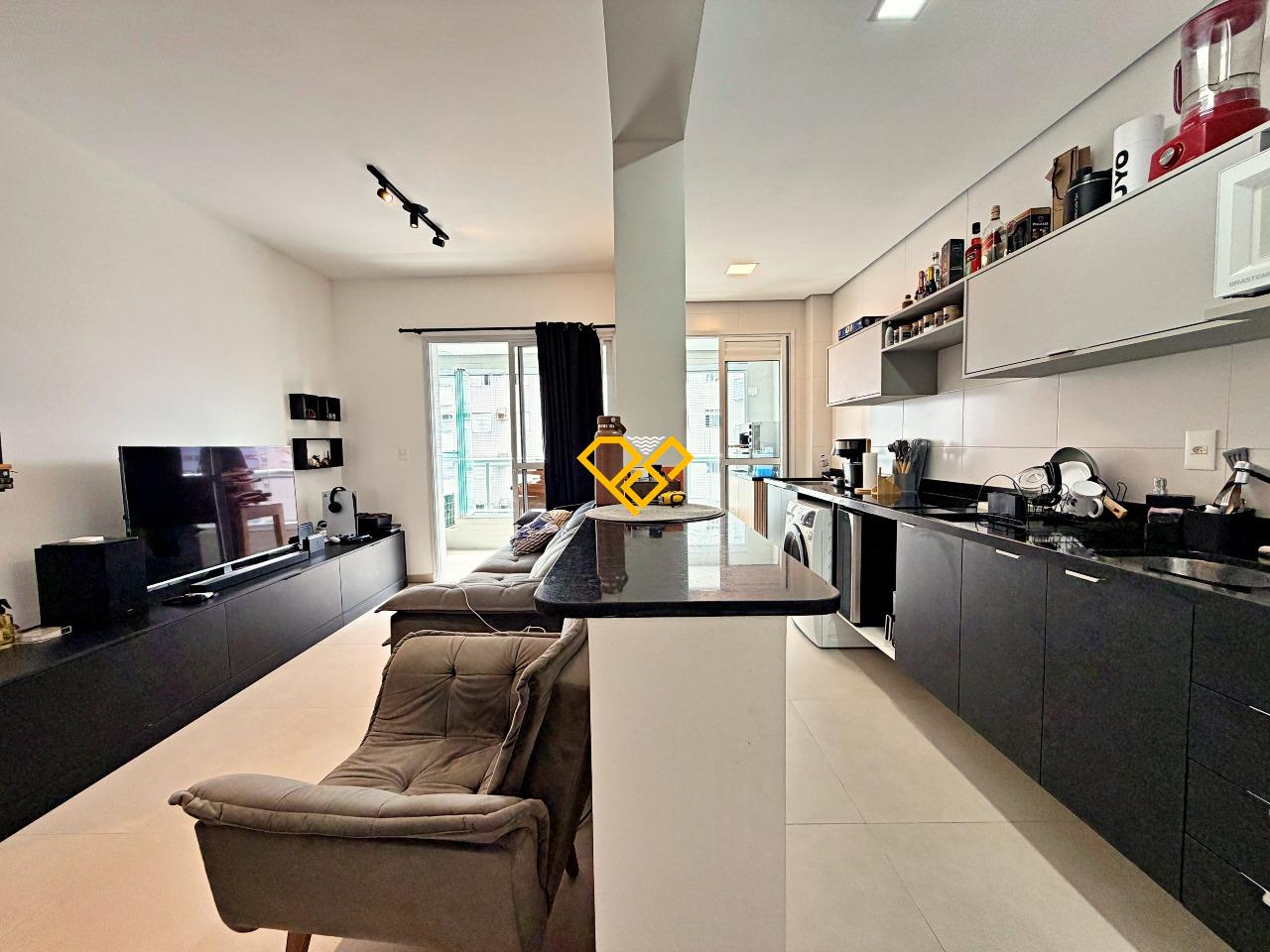 Apartamento para aluguel no Boqueirão: Sala e cozinha