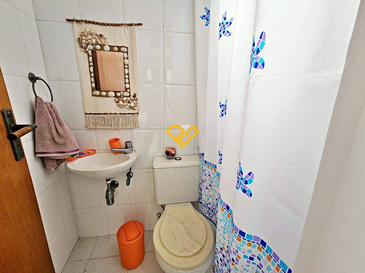 Apartamento à venda no Aparecida: Wc de serviço
