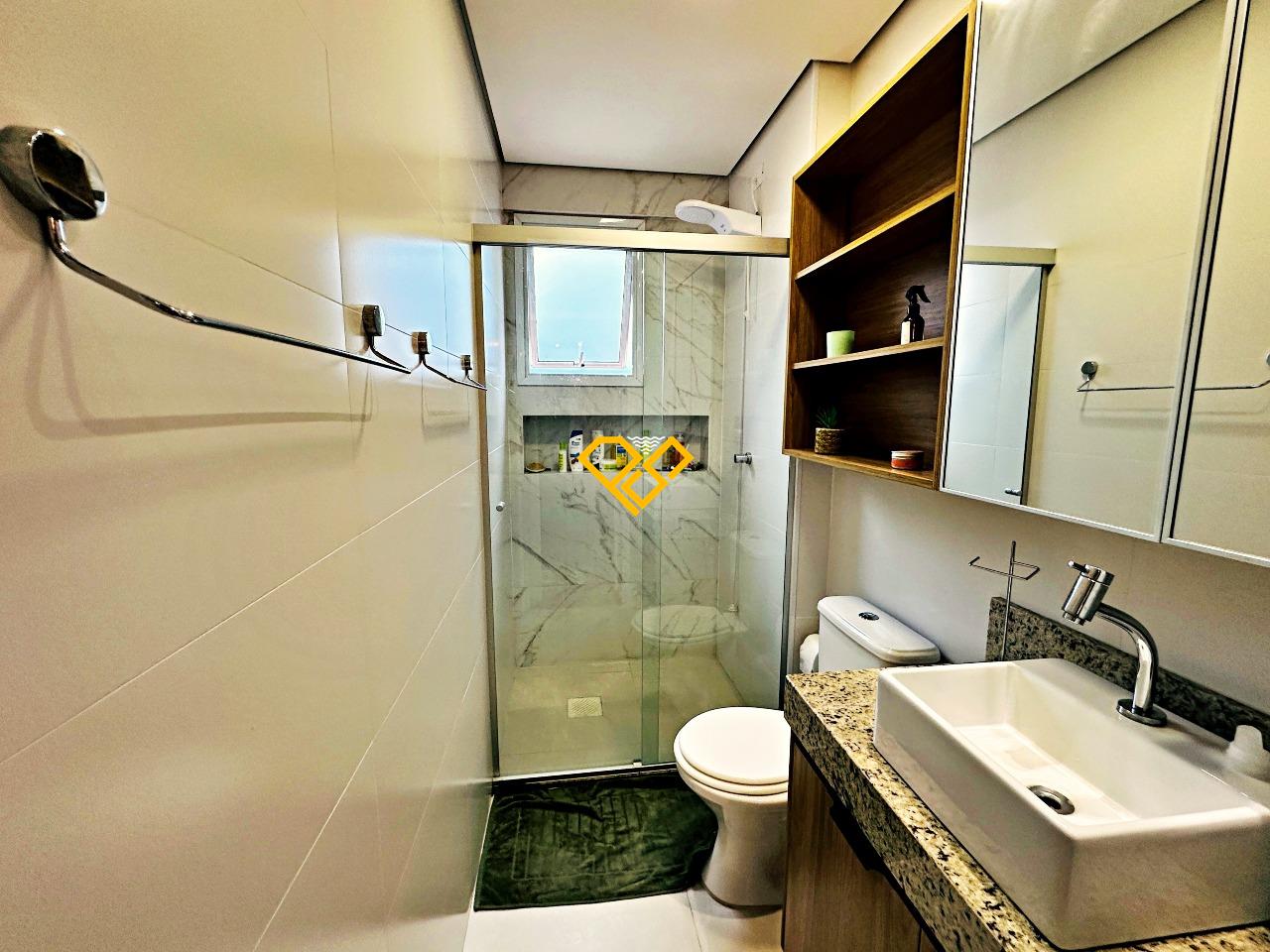 Apartamento à venda no Campo Grande: Wc social