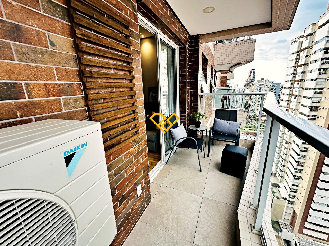 Apartamento à venda no Campo Grande: Varanda