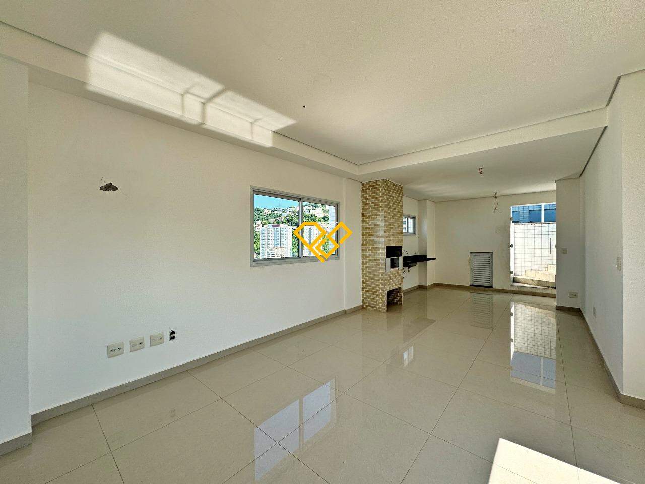 Cobertura à venda no José Menino: Área gourmet