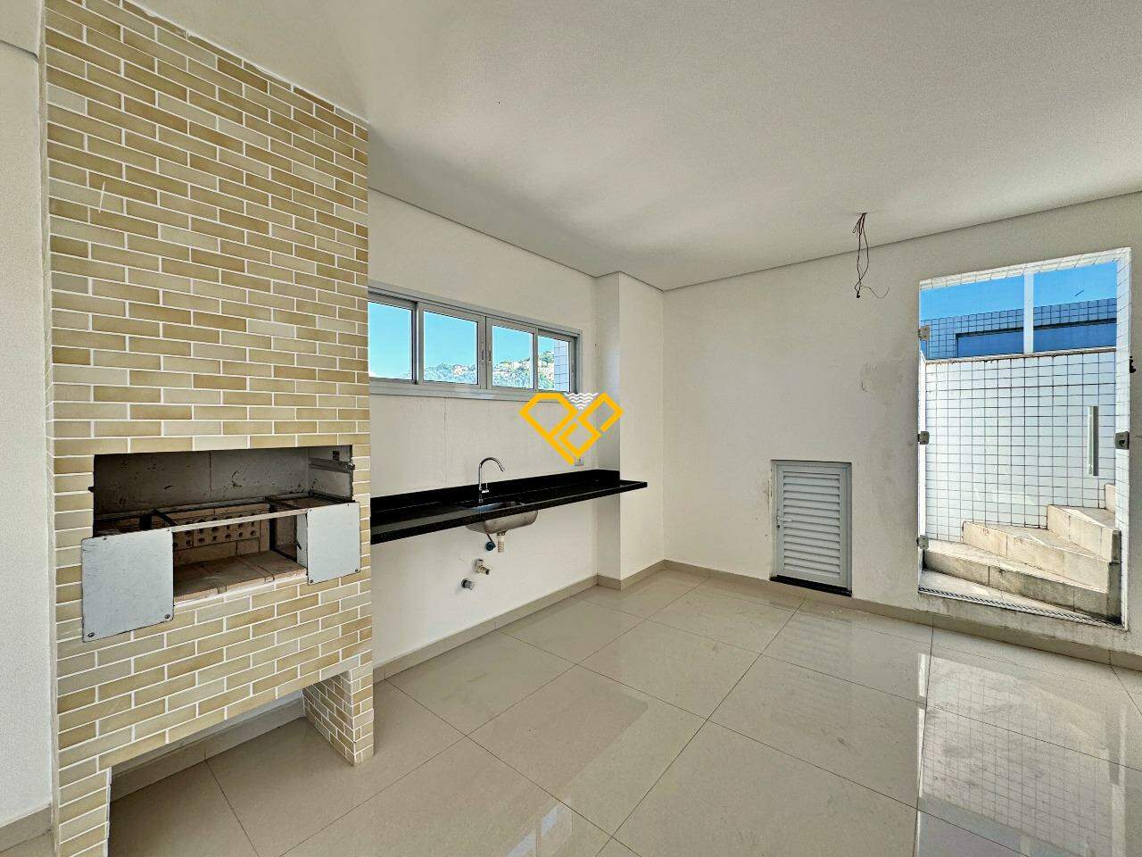 Cobertura à venda no José Menino: Área gourmet