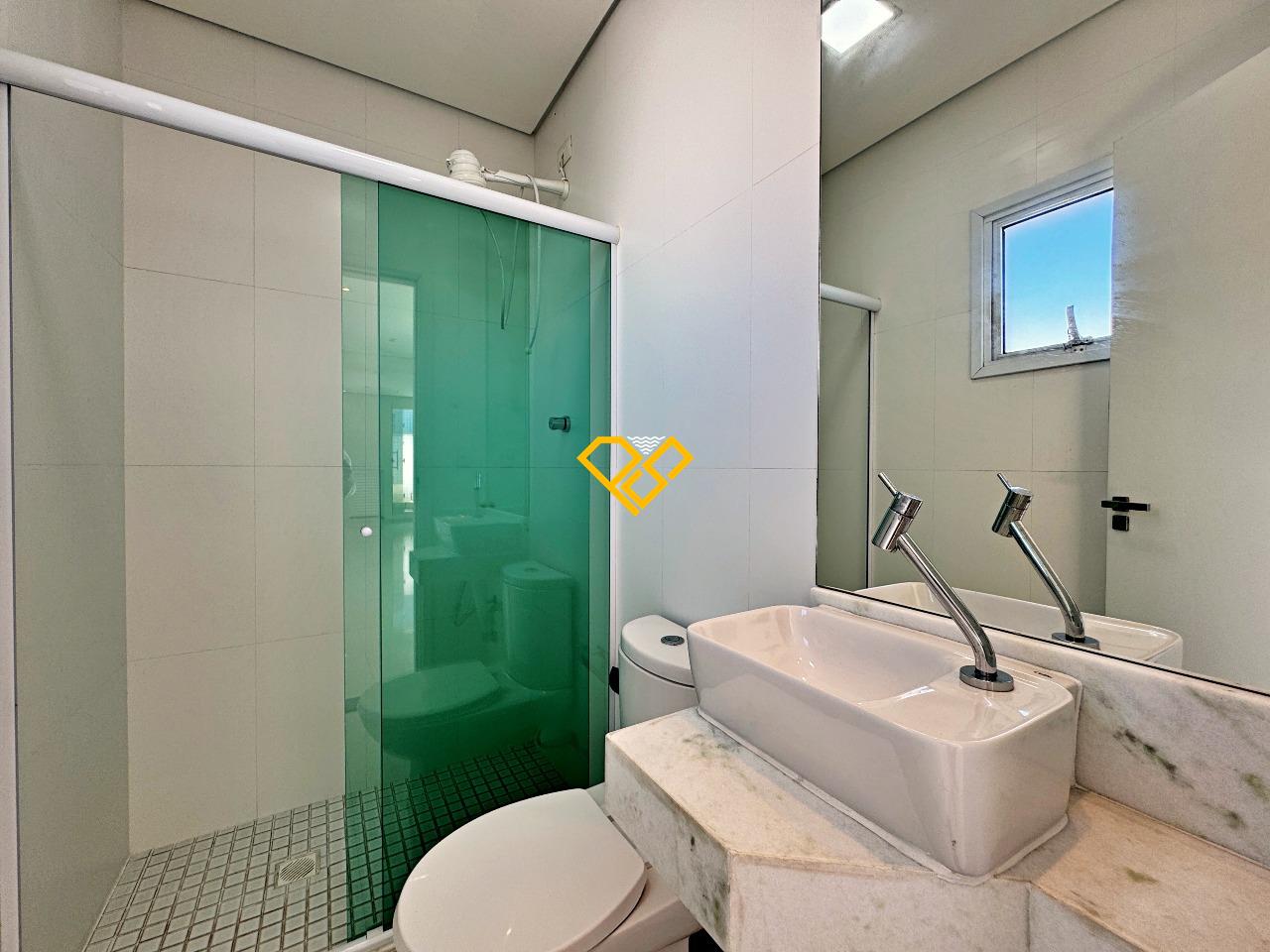 Cobertura à venda no José Menino: Wc da área gourmet