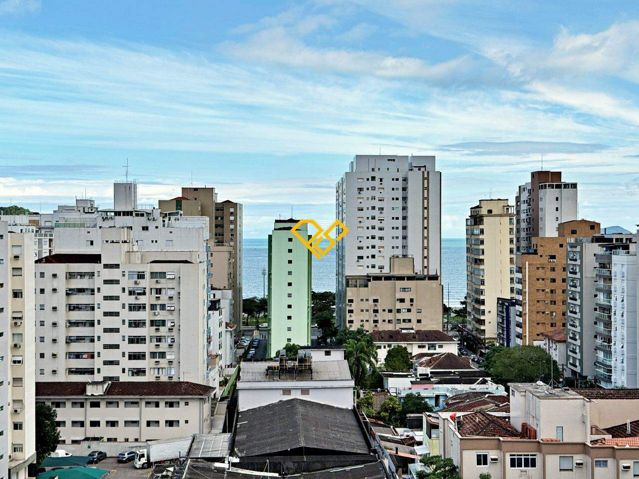 Apartamento à venda no Aparecida: Dormitório 2 - Vista
