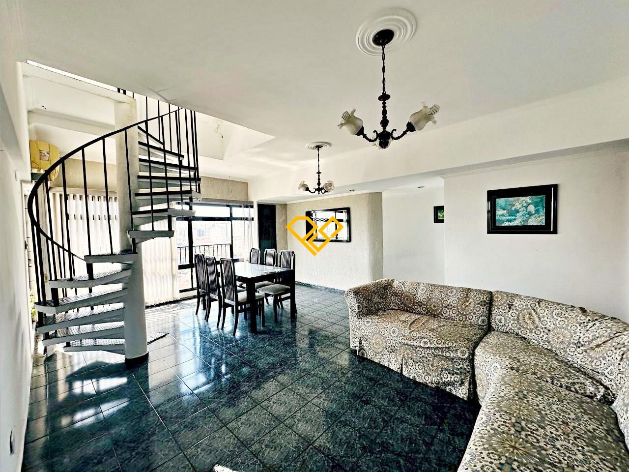 Cobertura para aluguel no Vila Belmiro: Sala