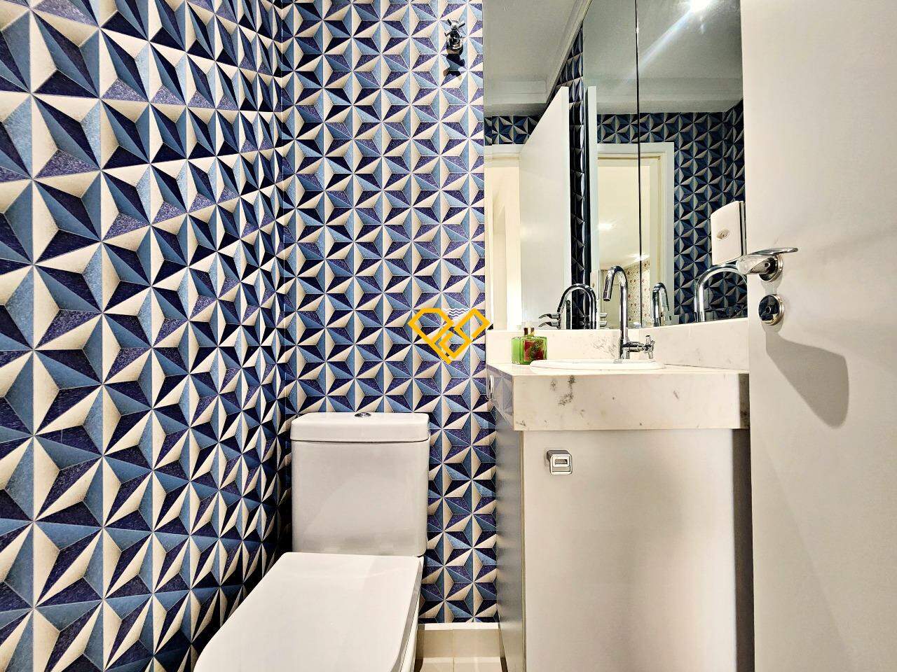 Apartamento à venda no Aparecida: Lavabo
