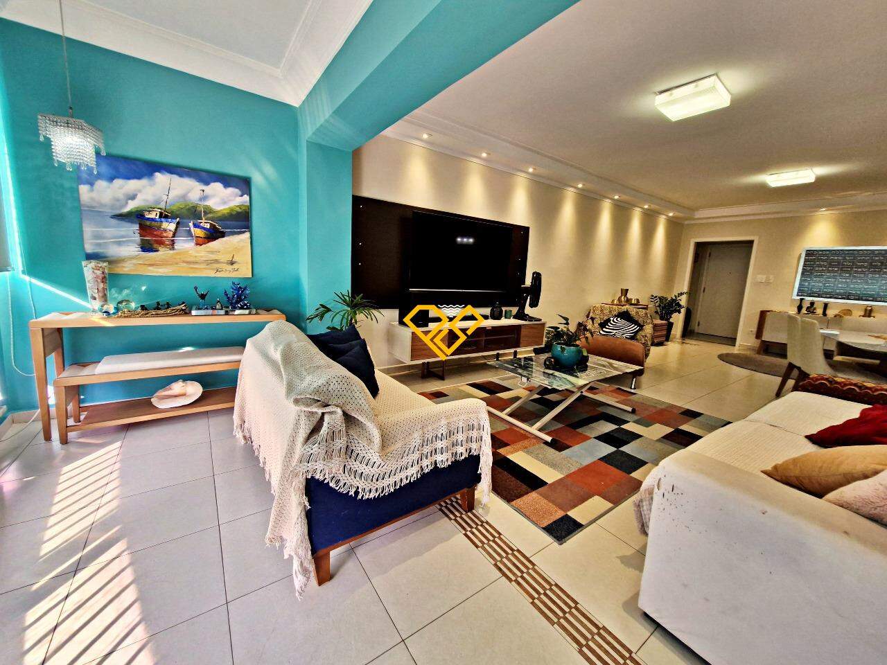 Apartamento à venda no Gonzaga: Sala