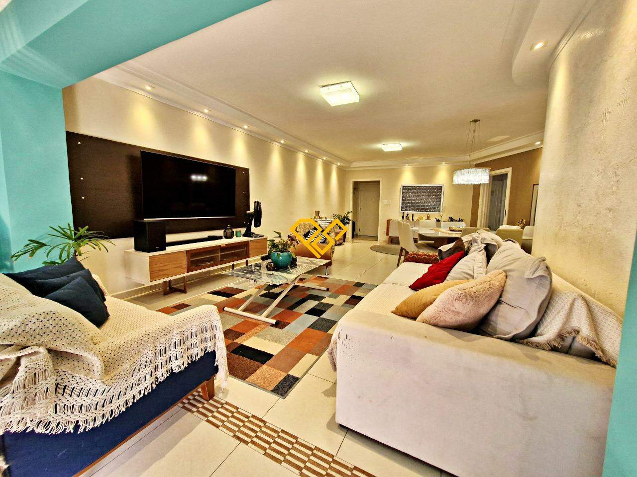 Apartamento à venda no Gonzaga: Sala