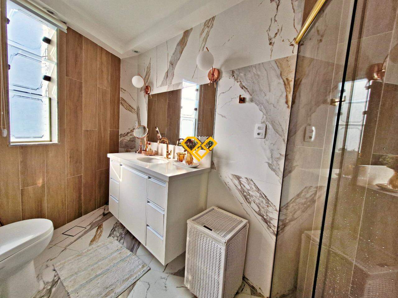 Apartamento à venda no Gonzaga: Wc suíte 2