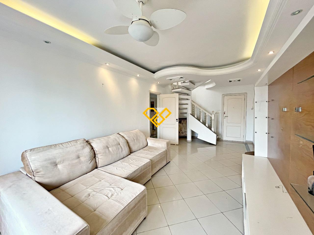 Cobertura à venda no Gonzaga: Sala 1° andar