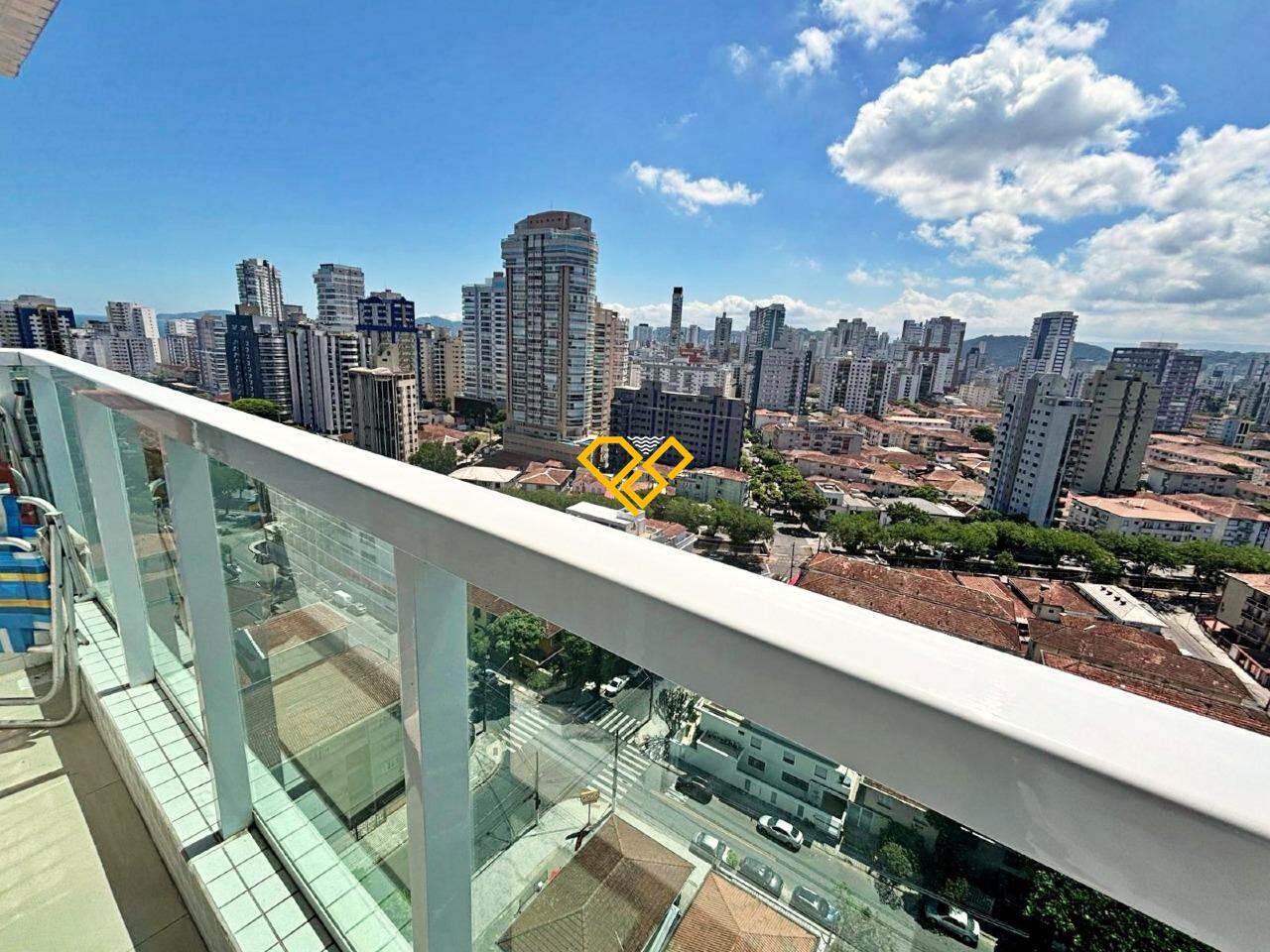 Apartamento à venda no Embaré: Varanda