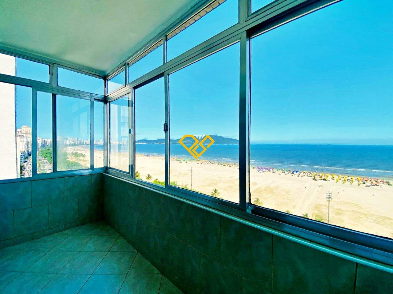 Apartamento à venda no Gonzaga: Varanda