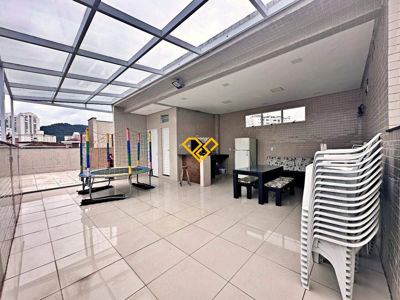 Sobrado à venda no José Menino: Área gourmet