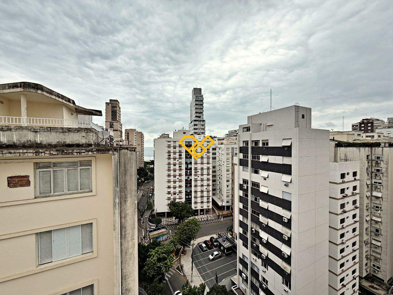 Apartamento à venda no Gonzaga: Vista dormitório 1 - suíte