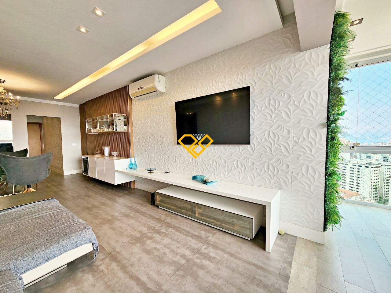 Apartamento à venda no Ponta da Praia: Sala