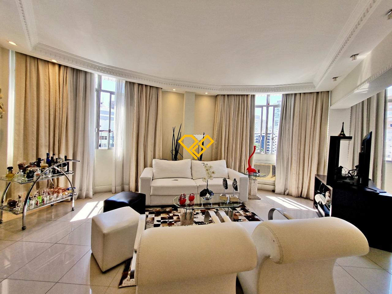 Apartamento à venda no Gonzaga: Sala de estar