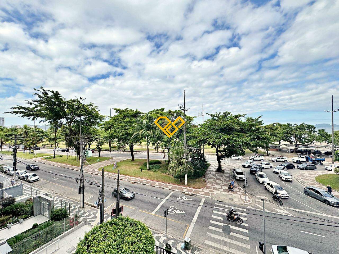 Apartamento para aluguel no Embaré: Vista