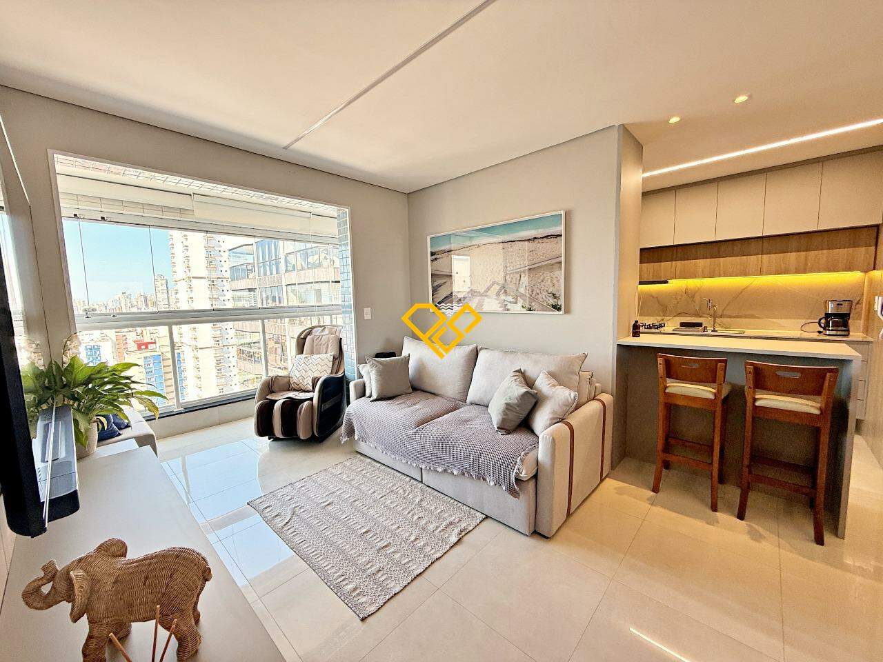 Apartamento à venda no Embaré: Sala