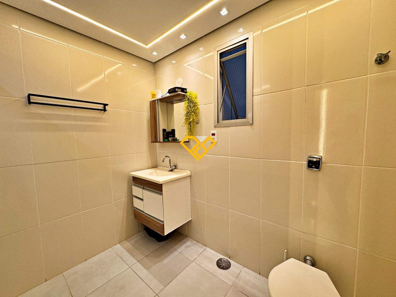 Apartamento à venda no Campo Grande: Wc social