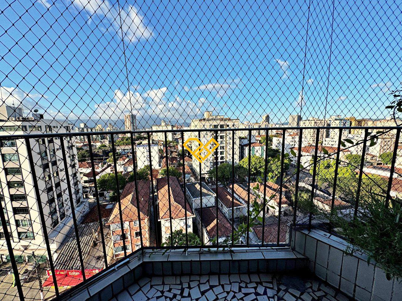 Apartamento à venda no Embaré: Varanda da sala