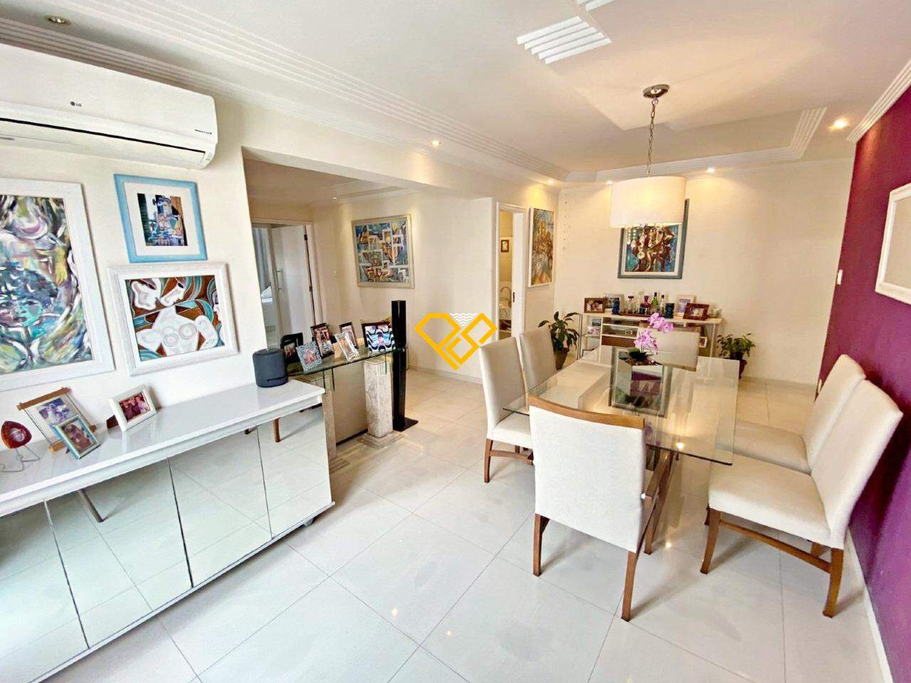 Apartamento à venda no Campo Grande: Sala de jantar