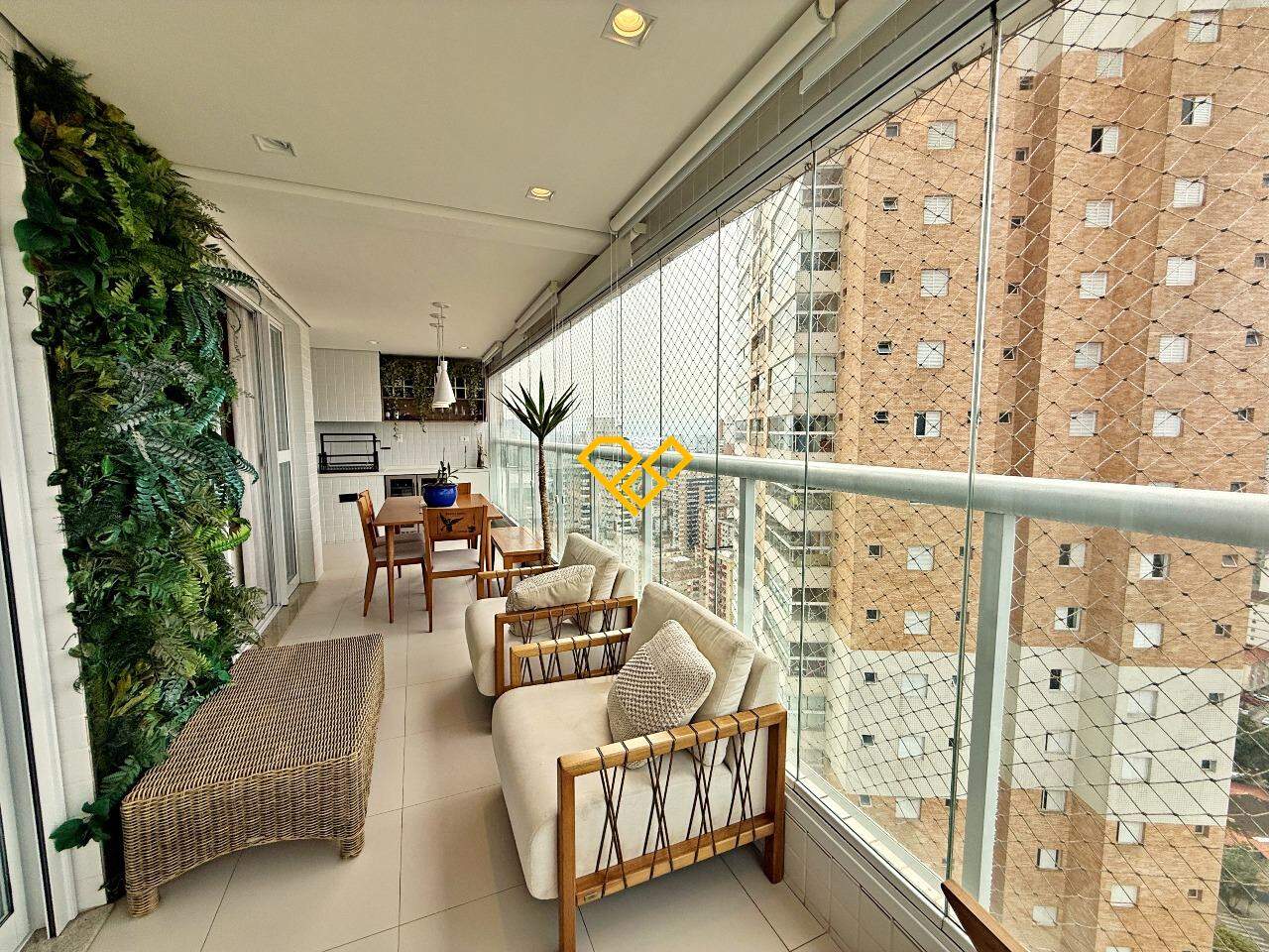 Apartamento à venda no Gonzaga: Varanda