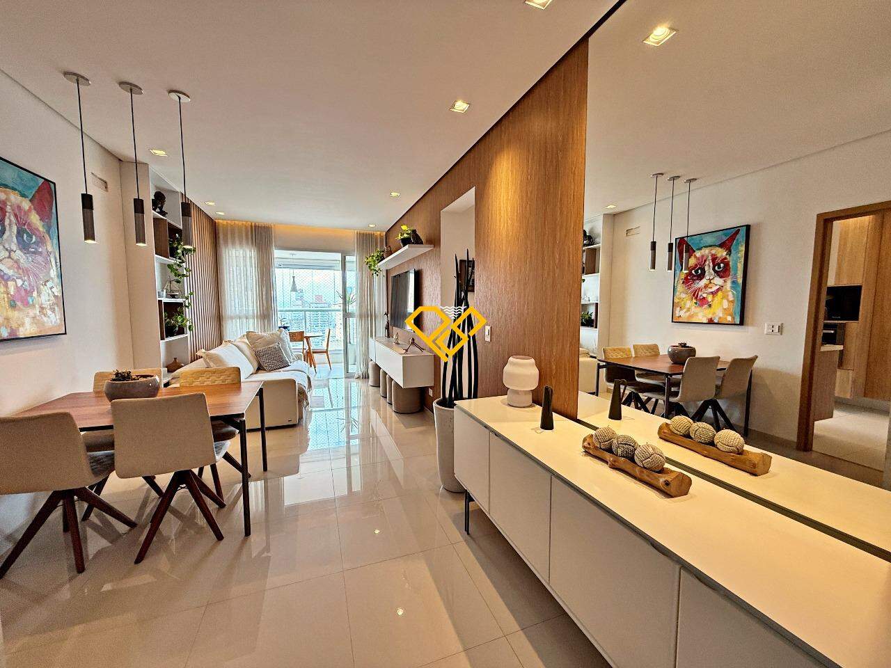 Apartamento à venda no Gonzaga: Sala