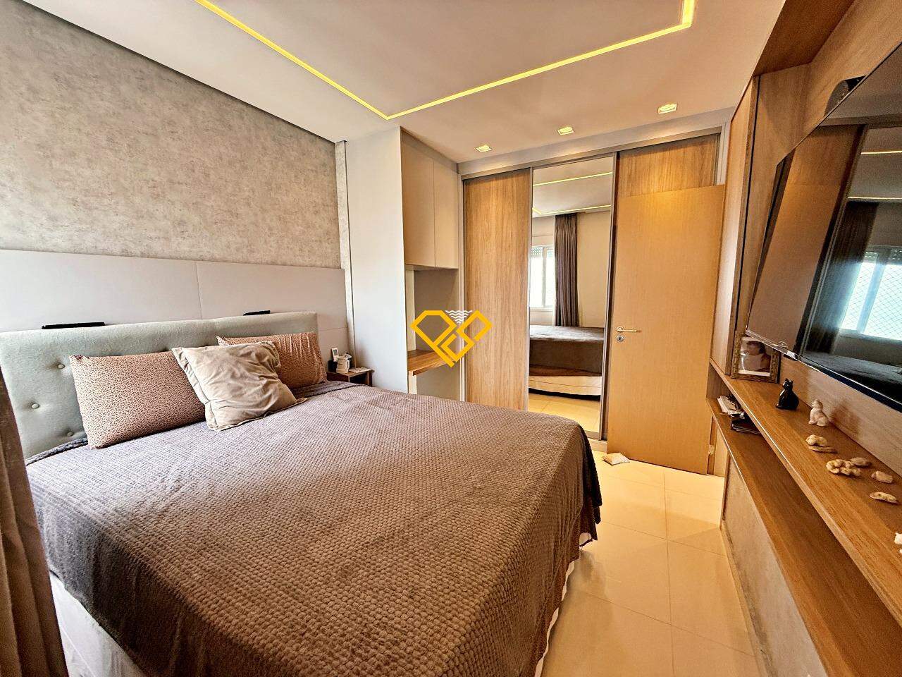 Apartamento à venda no Gonzaga: Dormitório 1 - seuíte master