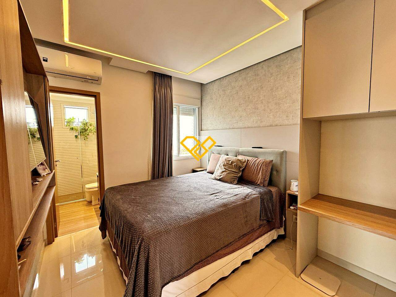 Apartamento à venda no Gonzaga: Dormitório 1 - seuíte master