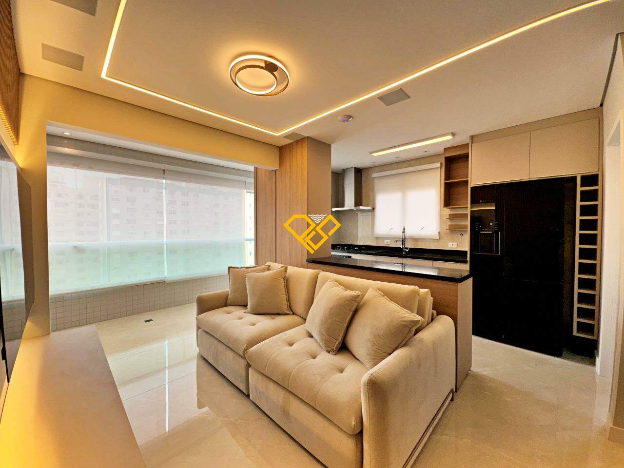 Cobertura à venda no Embaré: Sala - 1° piso