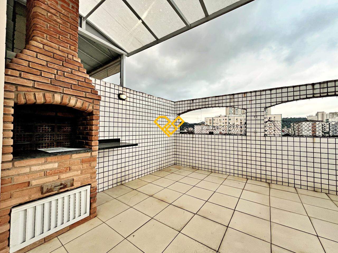 Apartamento Duplex para aluguel no Campo Grande: Área gourmet com churrasqueira