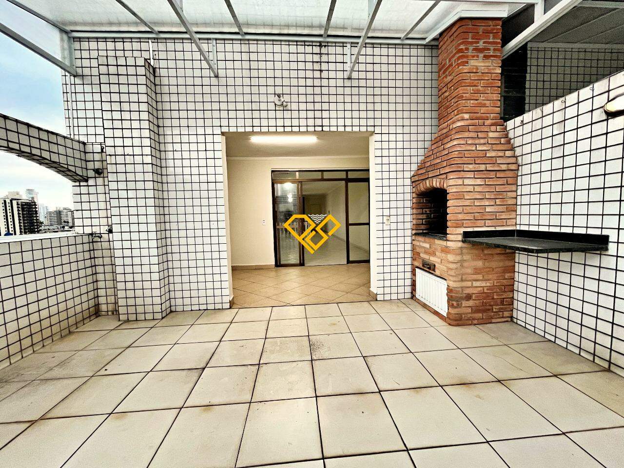 Apartamento Duplex para aluguel no Campo Grande: Área gourmet com churrasqueira