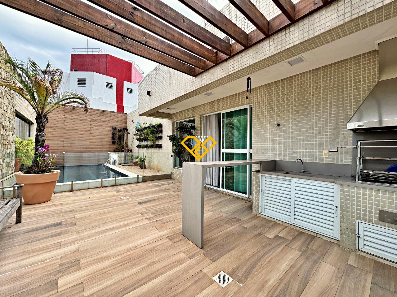 Cobertura à venda no Boqueirão: Área gourmet com churrasqueira