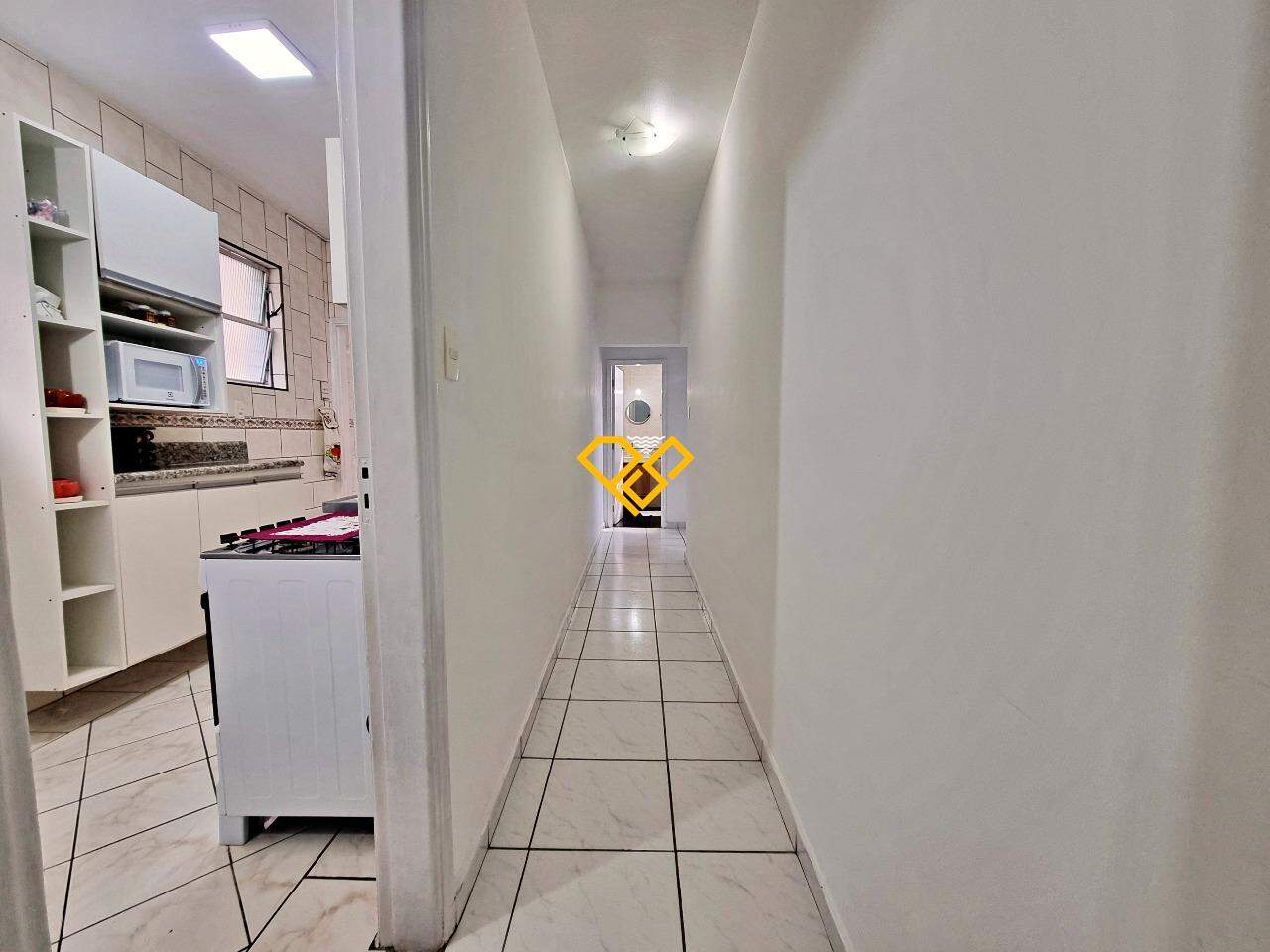 Apartamento à venda no Gonzaga: Hall da área íntima