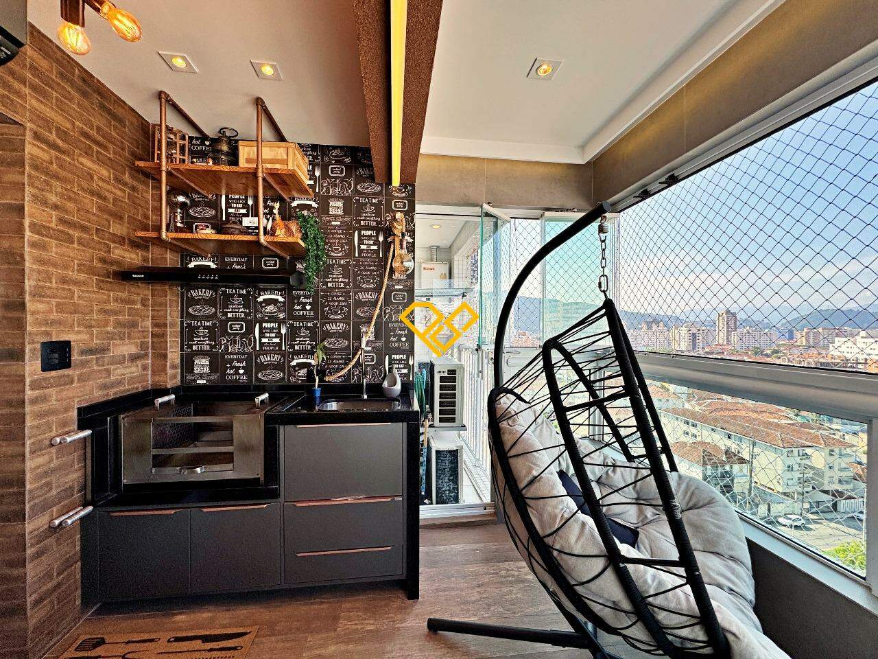 Apartamento à venda no José Menino: Varanda