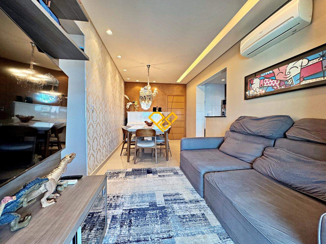 Apartamento à venda no José Menino: Sala