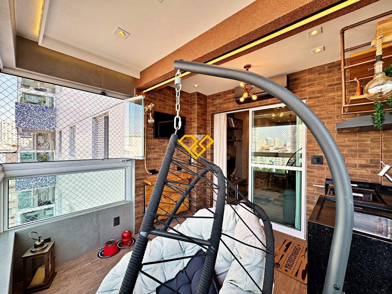 Apartamento à venda no José Menino: Varanda