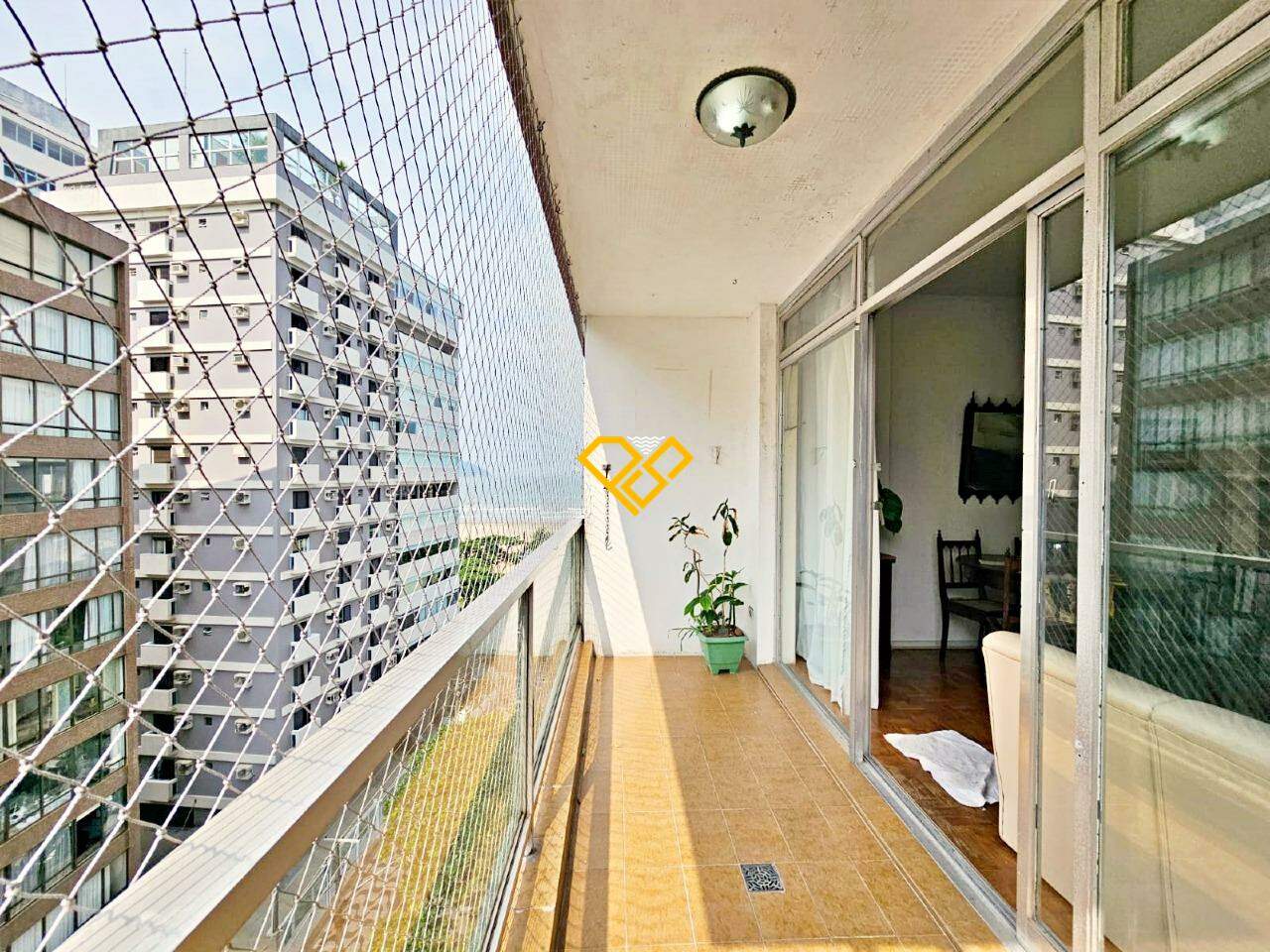 Apartamento para aluguel no Gonzaga: Varanda