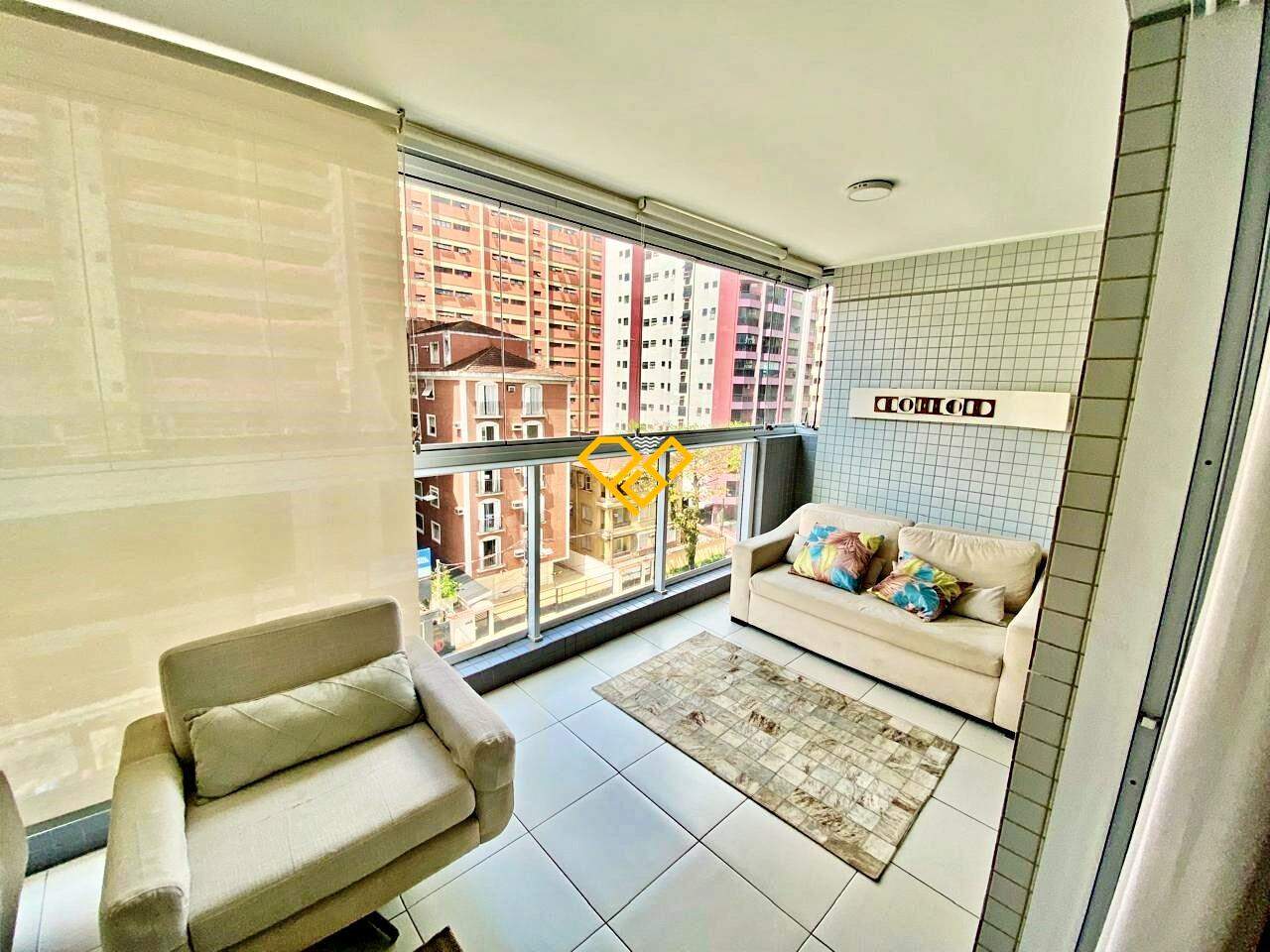 Apartamento à venda no Embaré: Varanda