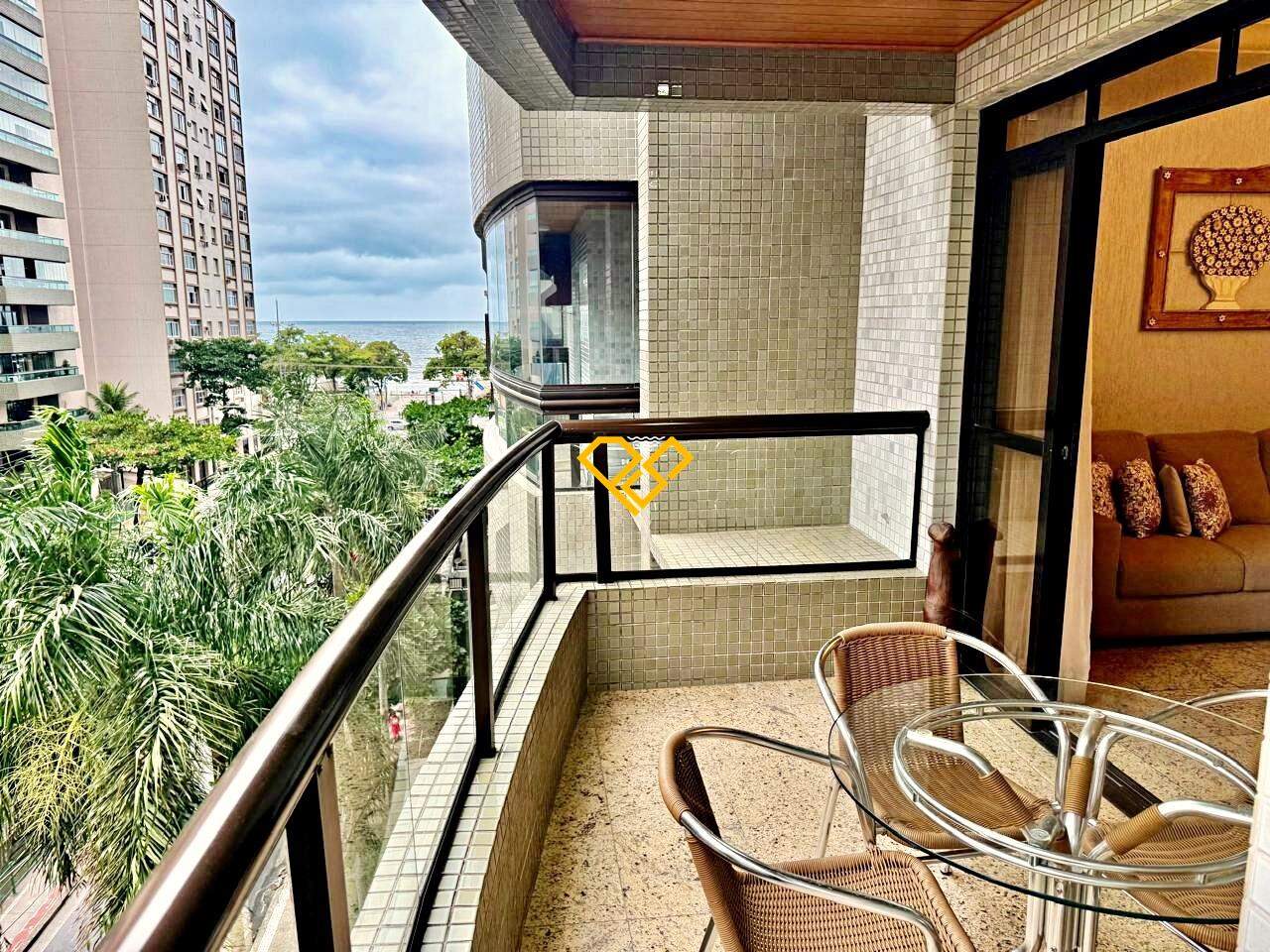 Apartamento à venda no Embaré: Varanda da sala