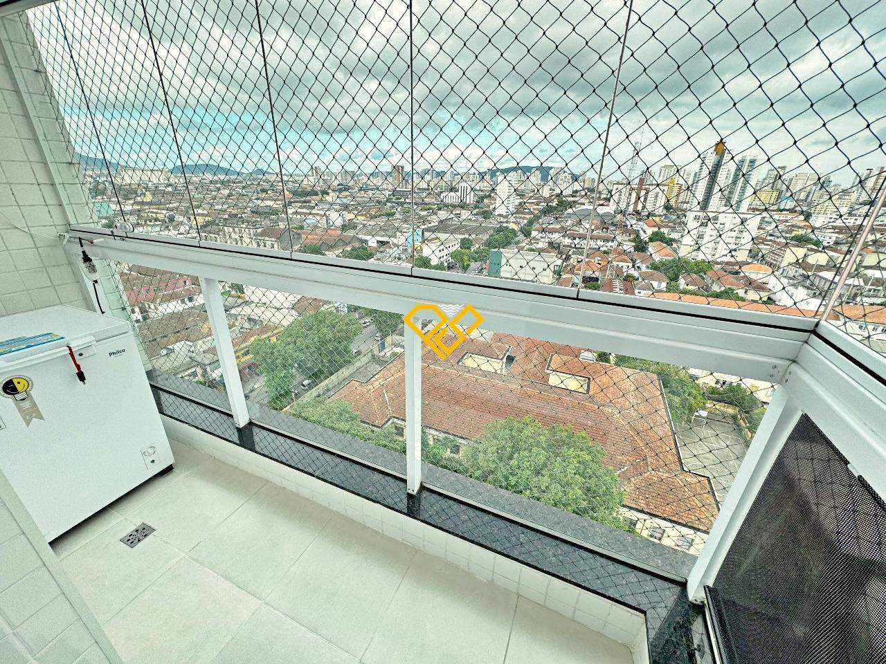 Apartamento à venda no Macuco: Varanda da suíte