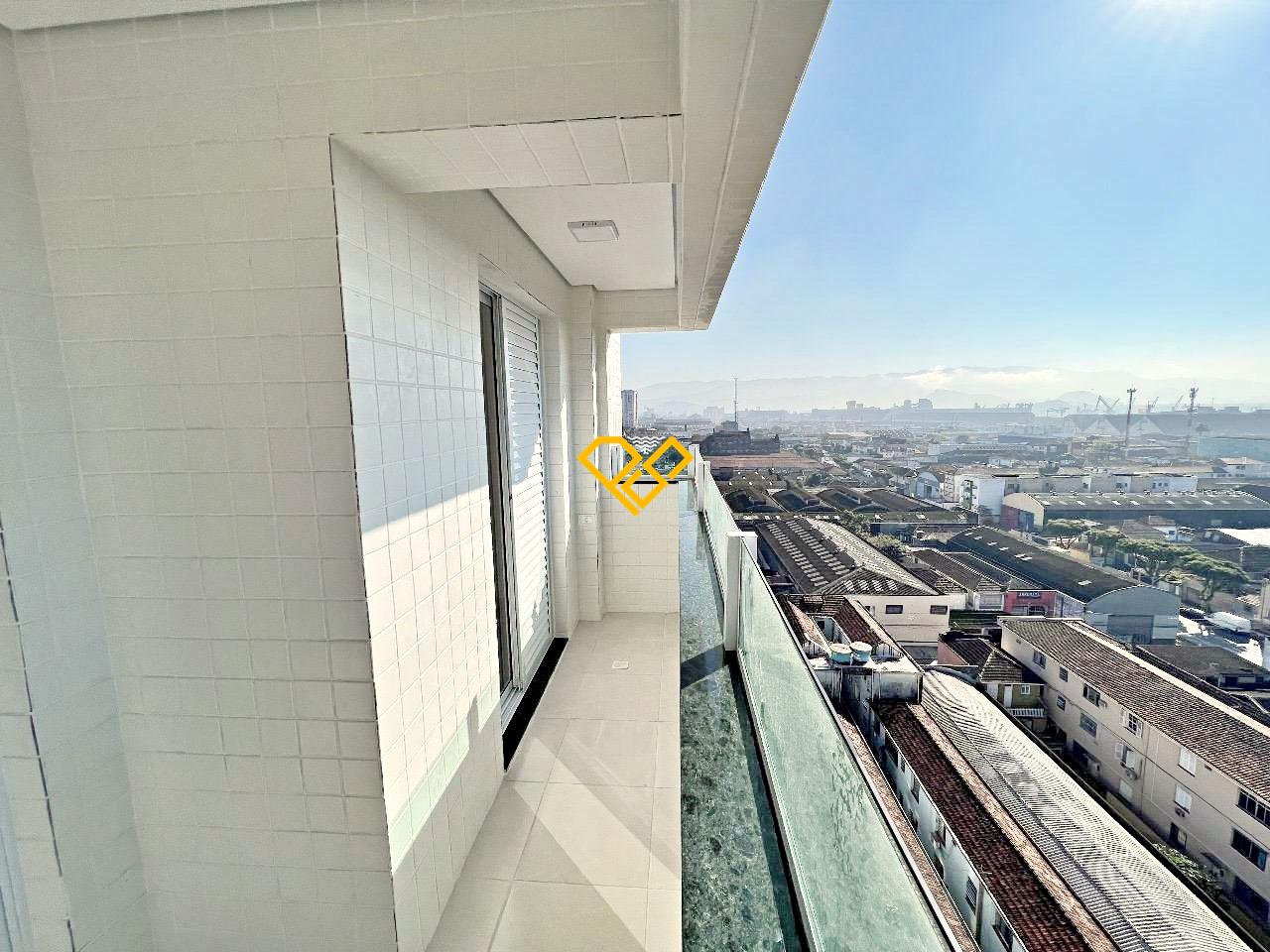 Apartamento à venda no Macuco: Varanda