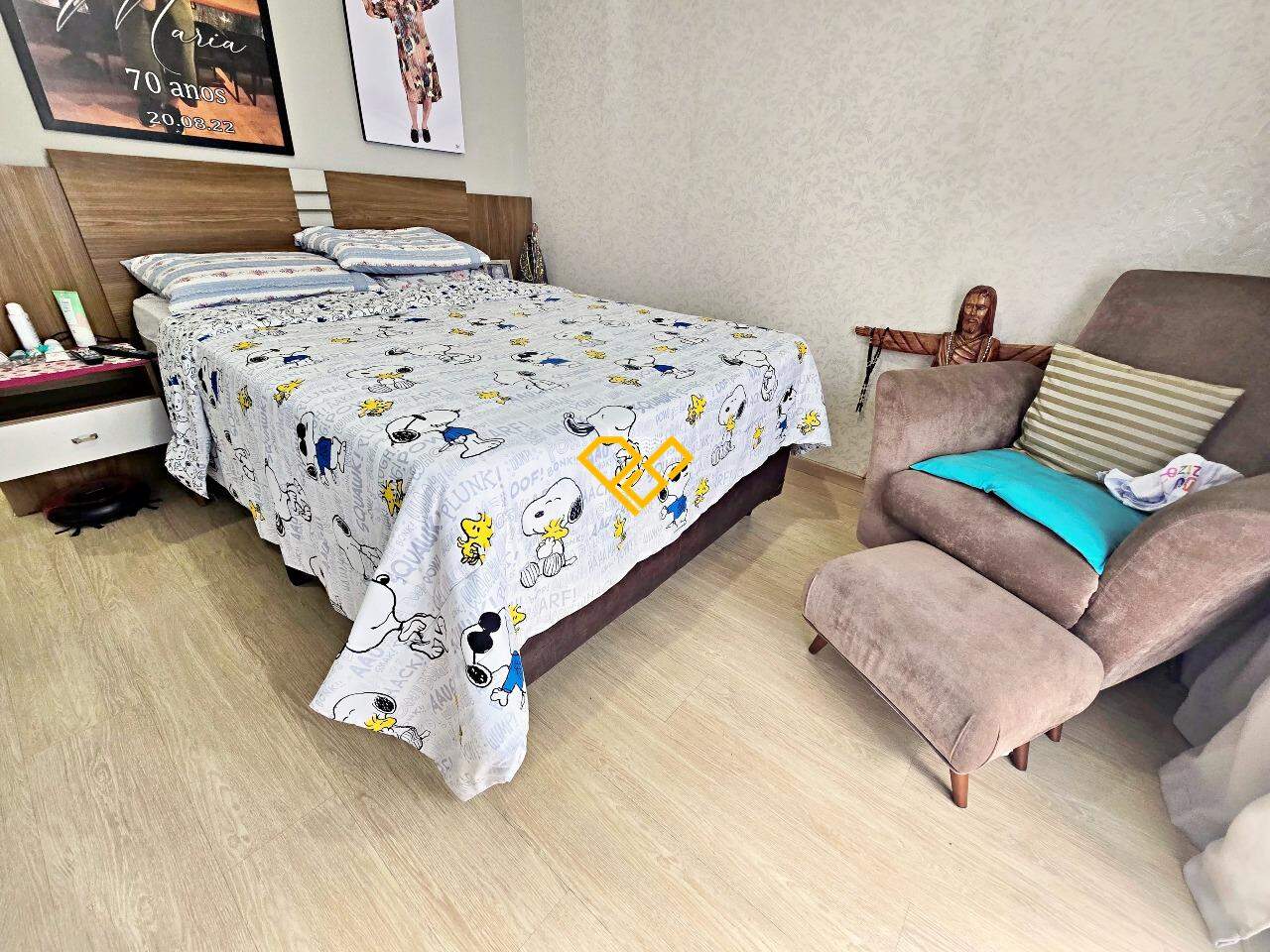 Apartamento à venda no José Menino: Dormitório 2 - suíte