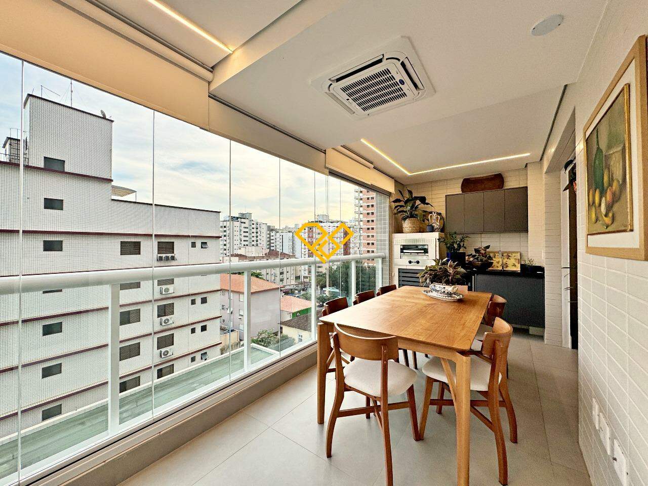 Apartamento à venda no Aparecida: Varanda