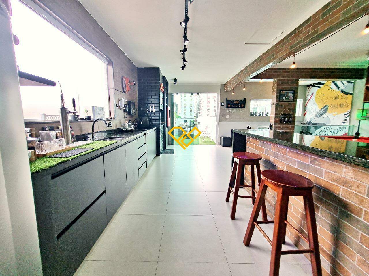 Casa à venda no Embaré: Área gourmet