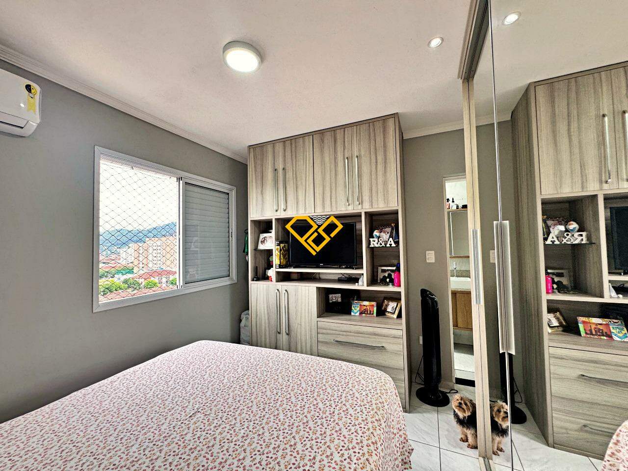 Cobertura à venda no Campo Grande: Dormitório 1 - suíte