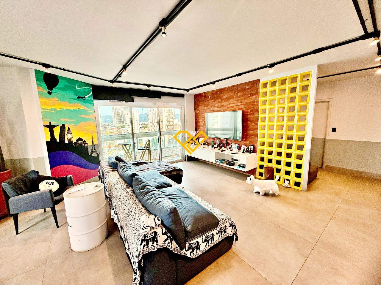 Apartamento à venda no Ponta da Praia: Sala