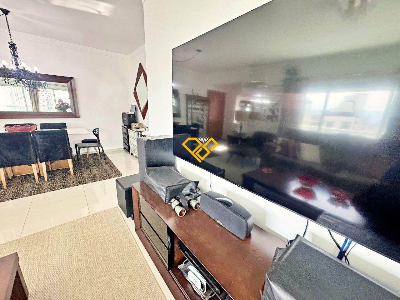Apartamento à venda no Gonzaga: Sala