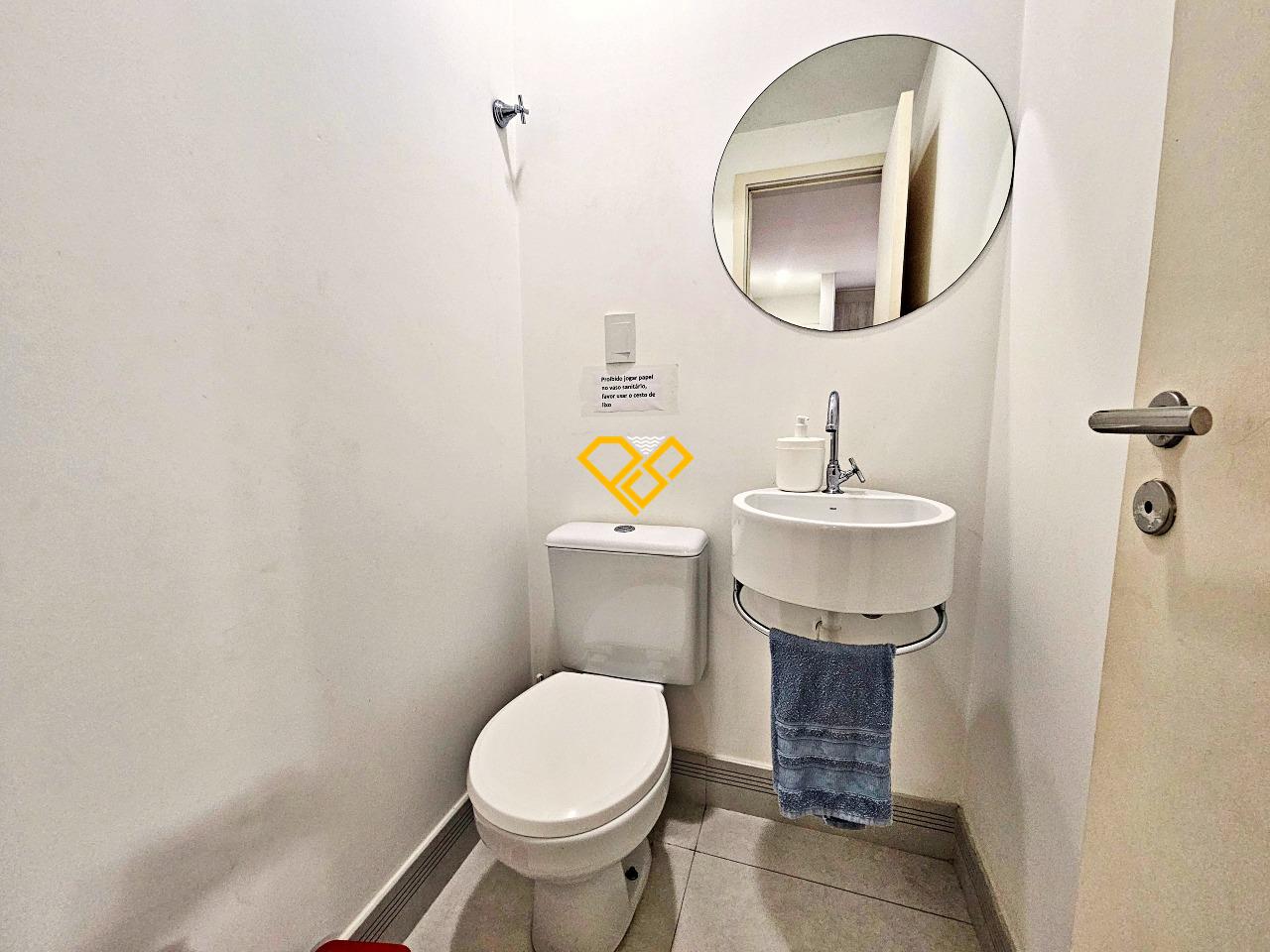 Apartamento à venda no Ponta da Praia: Lavabo